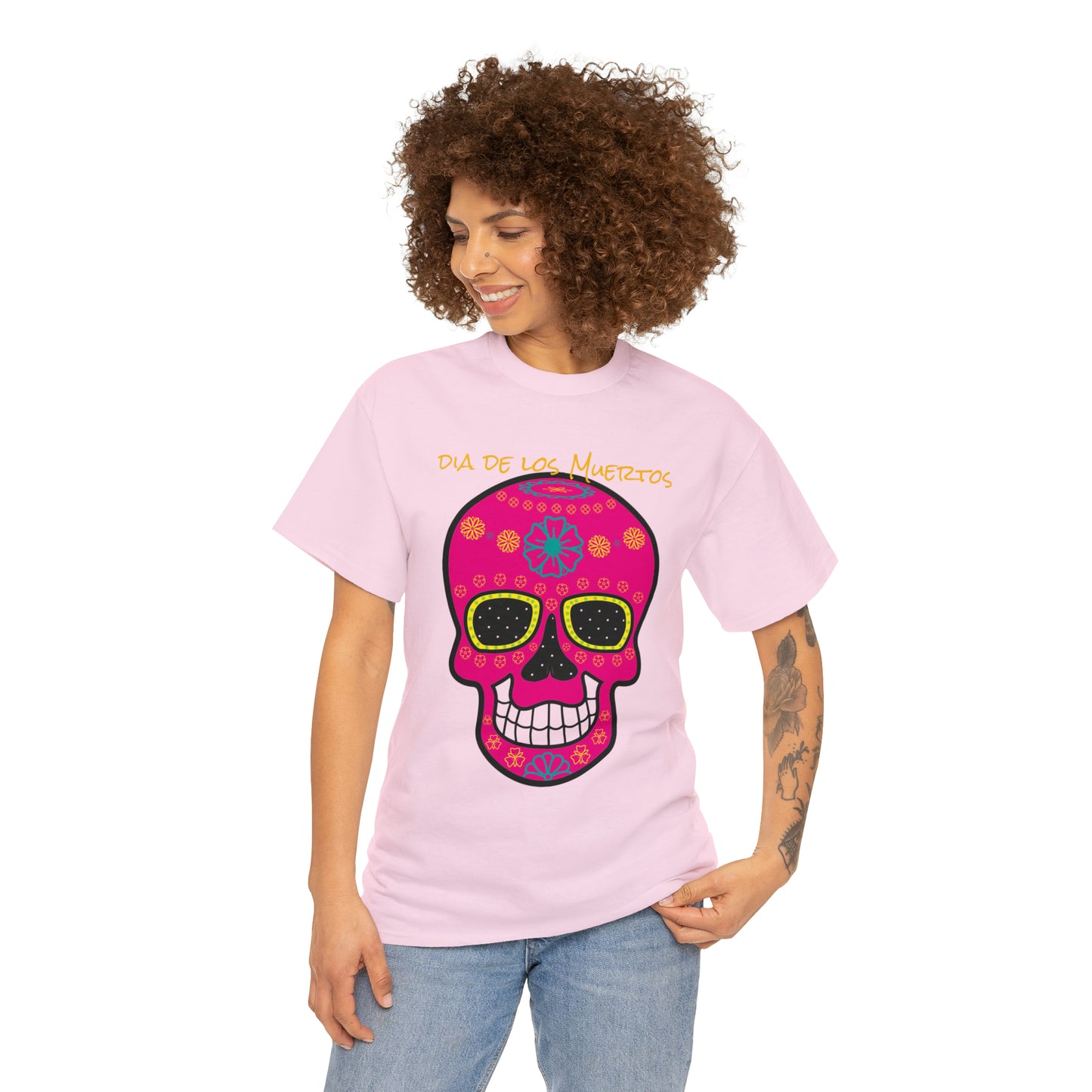 Halloween Day of the dead 0030 - Unisex Heavy Cotton Tee