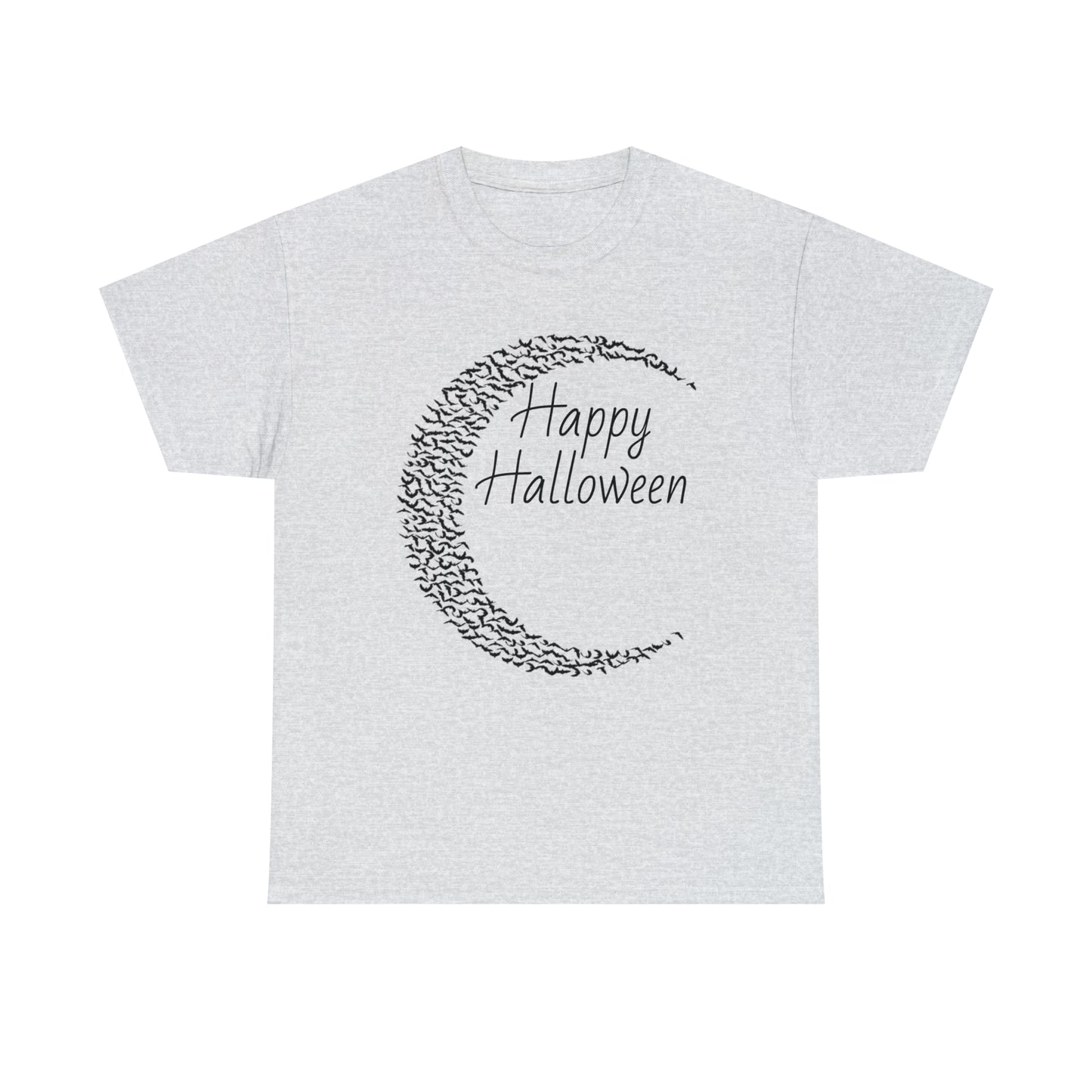 Halloween Moon Bats - Unisex Heavy Cotton Tee