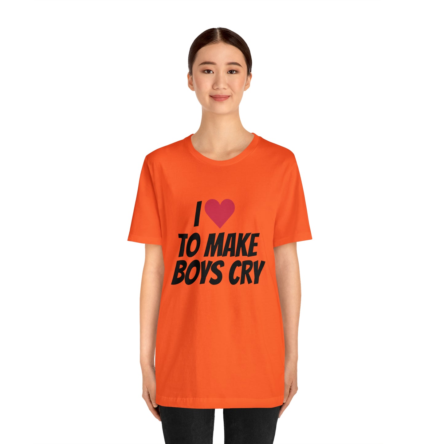 Make Boys Cry - Unisex Jersey Short Sleeve Tee