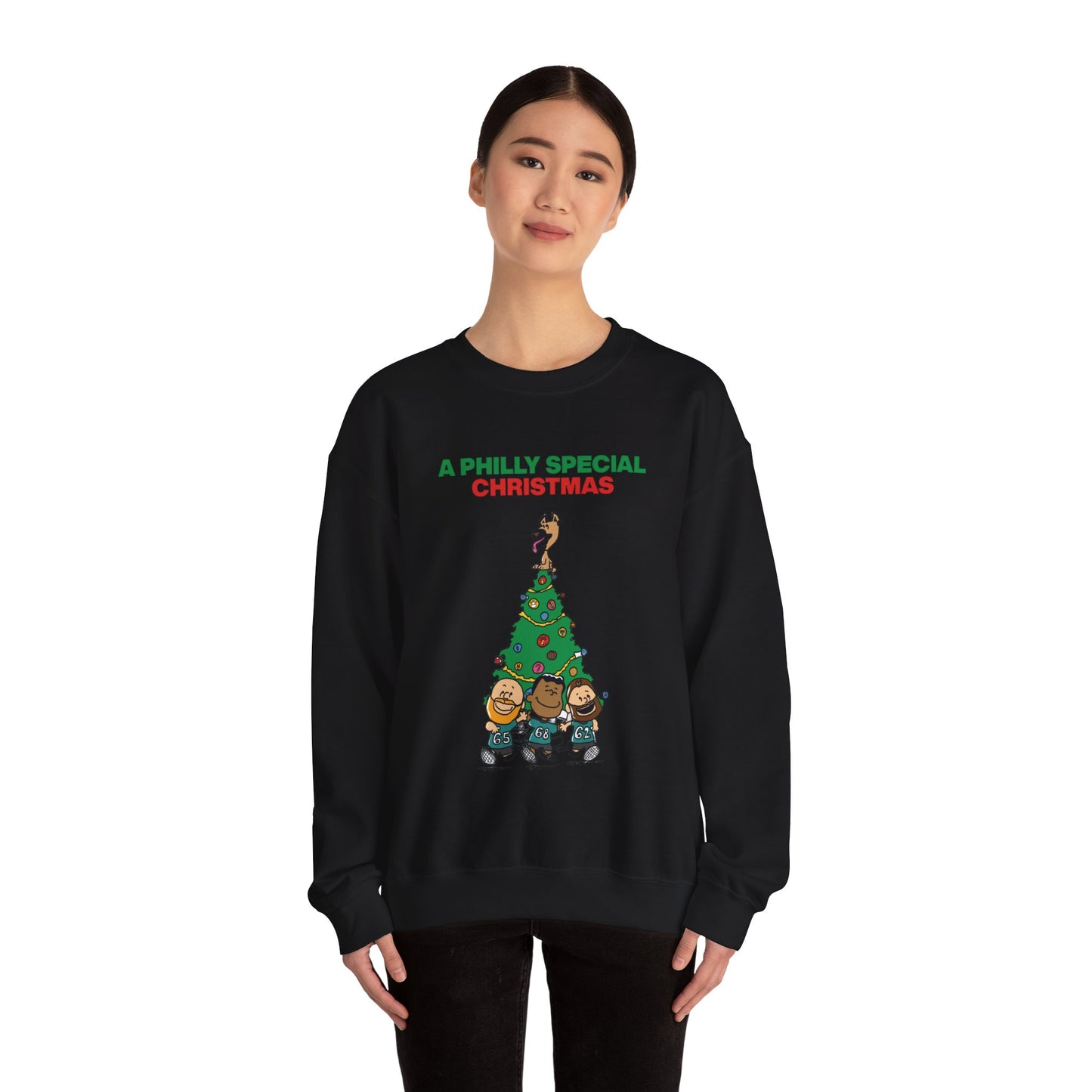 Philadelphia Eagles Christmas 02 - Unisex Heavy Crewneck Sweatshirt