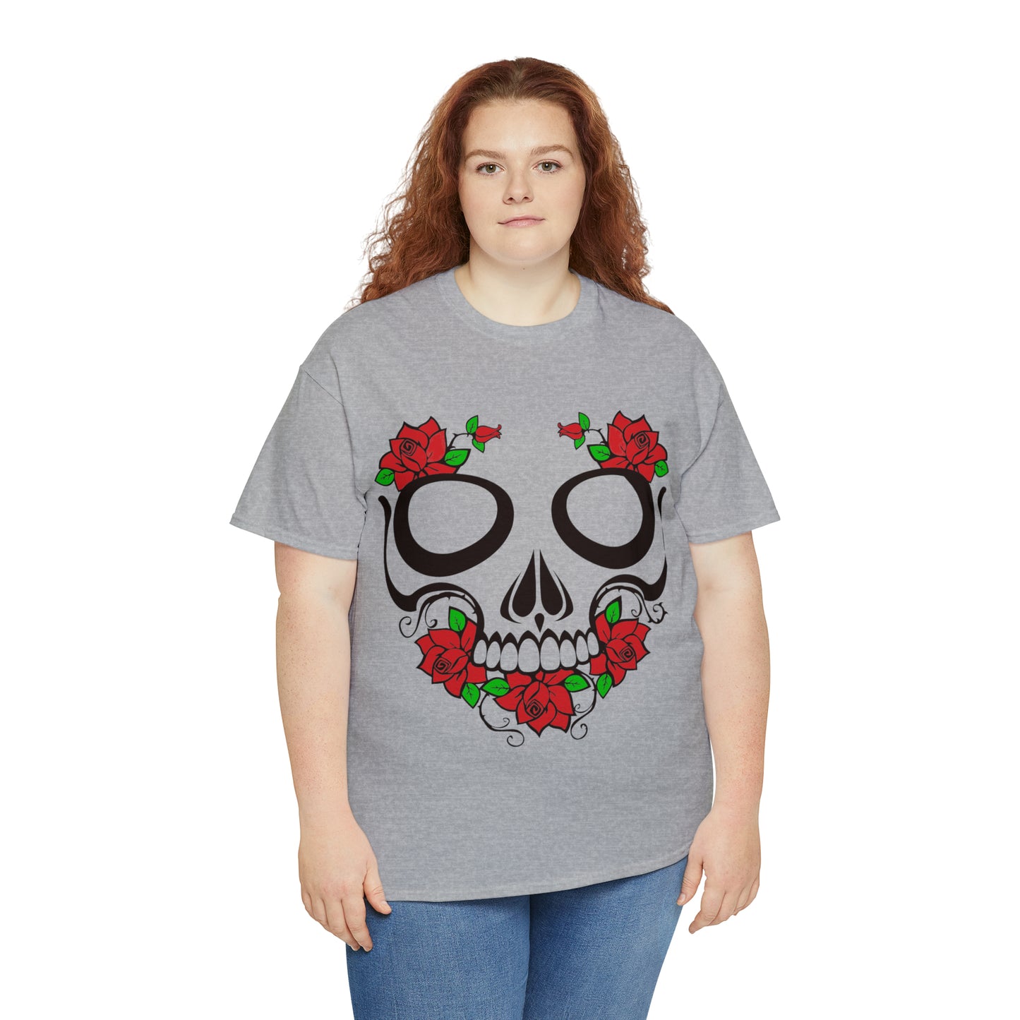 Halloween Day of the Dead 01 - Unisex Heavy Cotton Tee