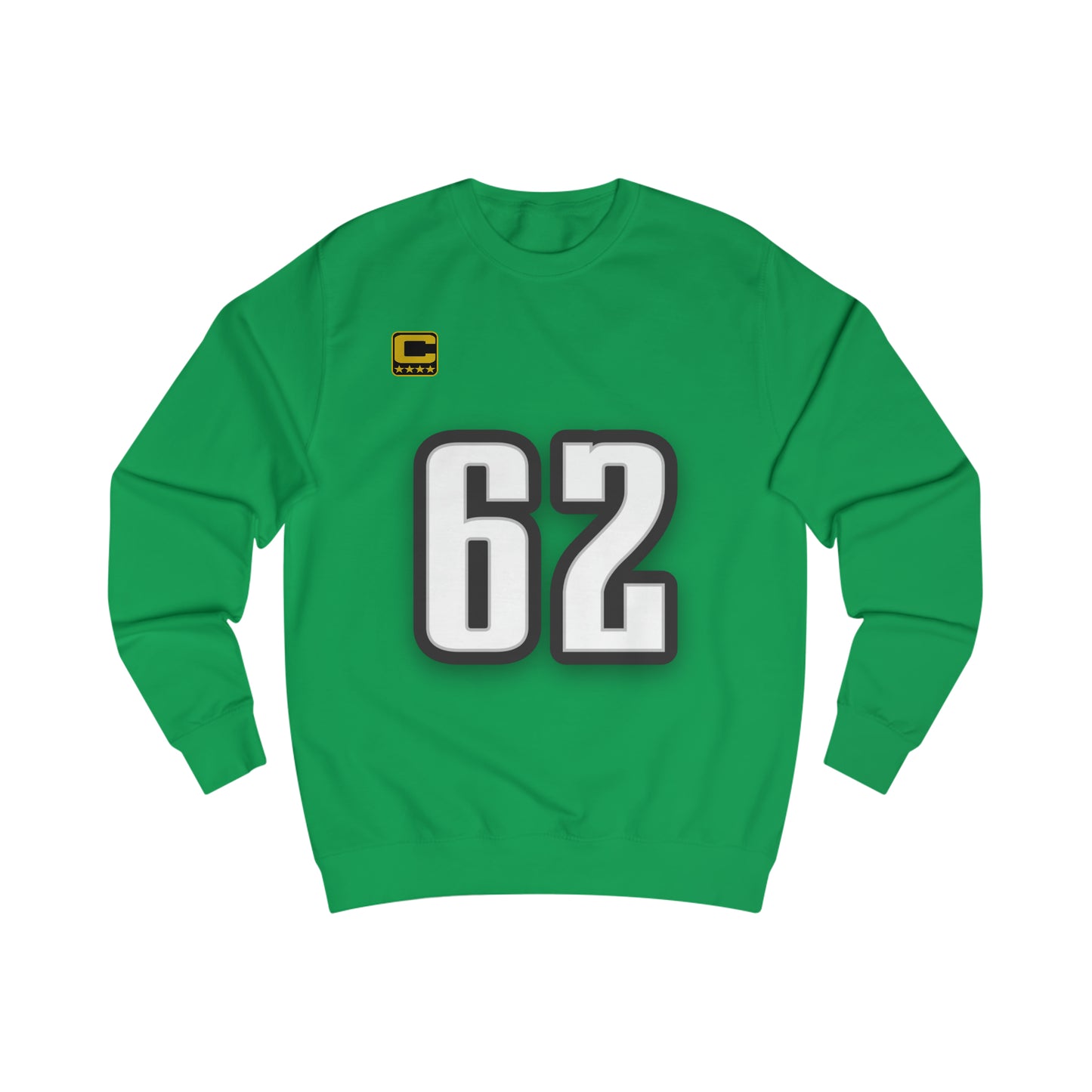 Premium Back print - Philadelphia Eagles - #62 Kelce Tribute - Men's Sweatshirt