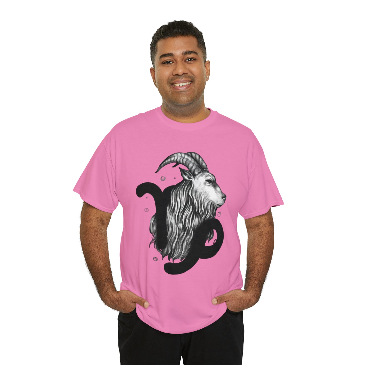 Capricorn Zodiac Sign - Unisex Heavy Cotton Tee