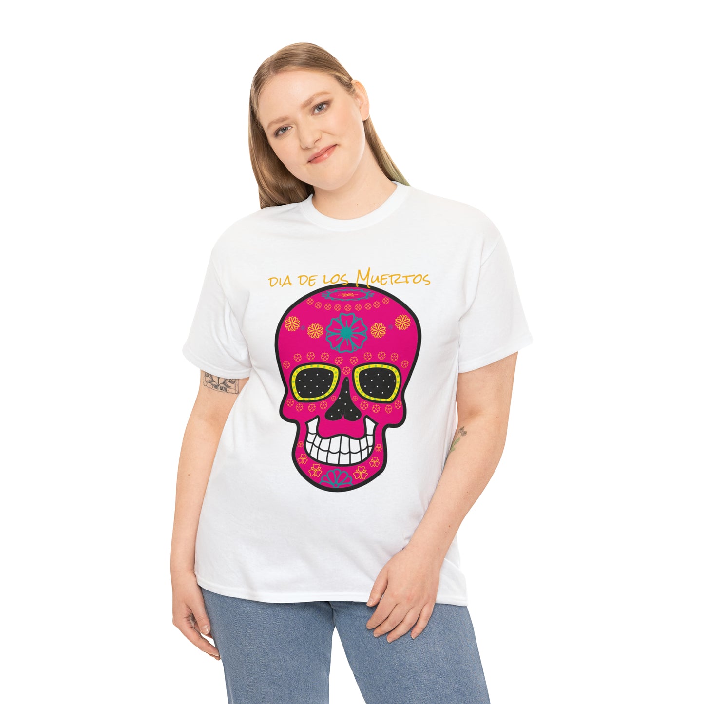 Halloween Day of the dead 0030 - Unisex Heavy Cotton Tee