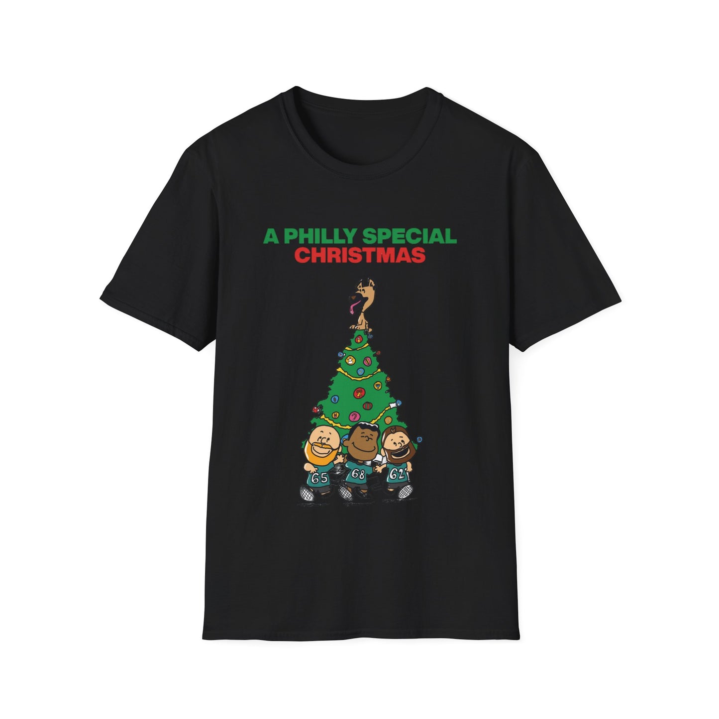 Philadelphia Eagles Christmas - Unisex Softstyle T-Shirt
