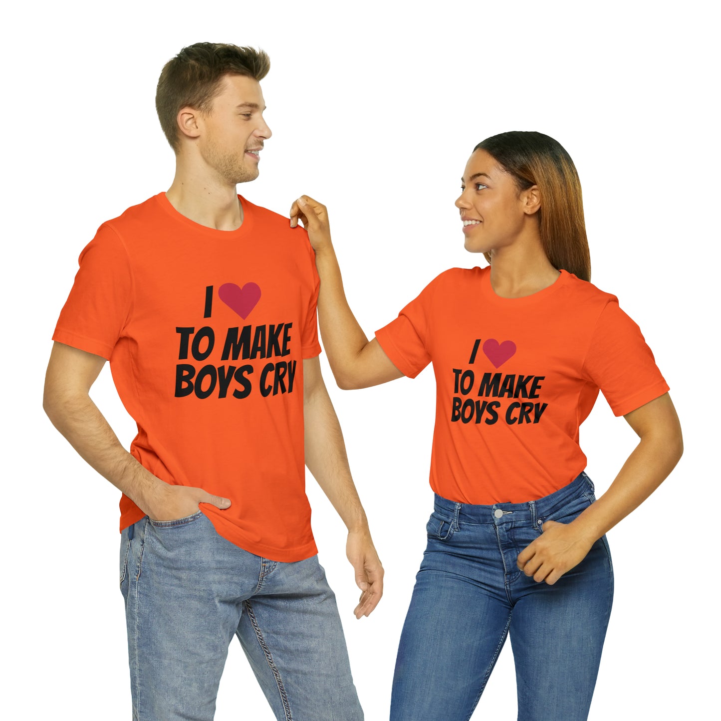 Make Boys Cry - Unisex Jersey Short Sleeve Tee