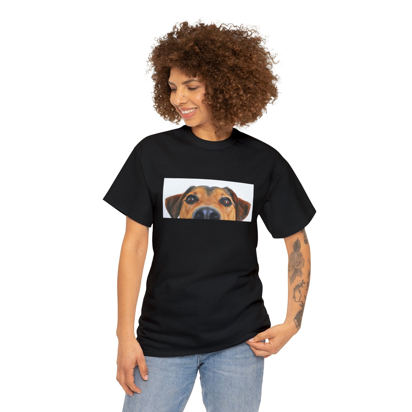 Dog Eyes Unisex Heavy Cotton Tee