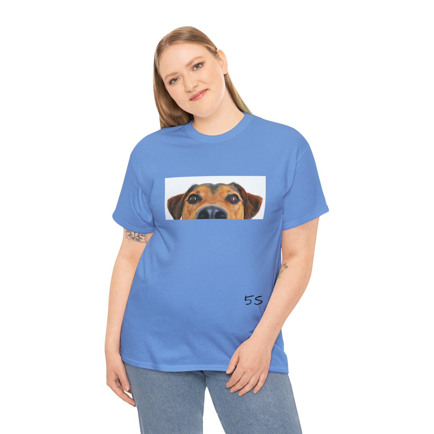 Dog Eyes Unisex Heavy Cotton Tee