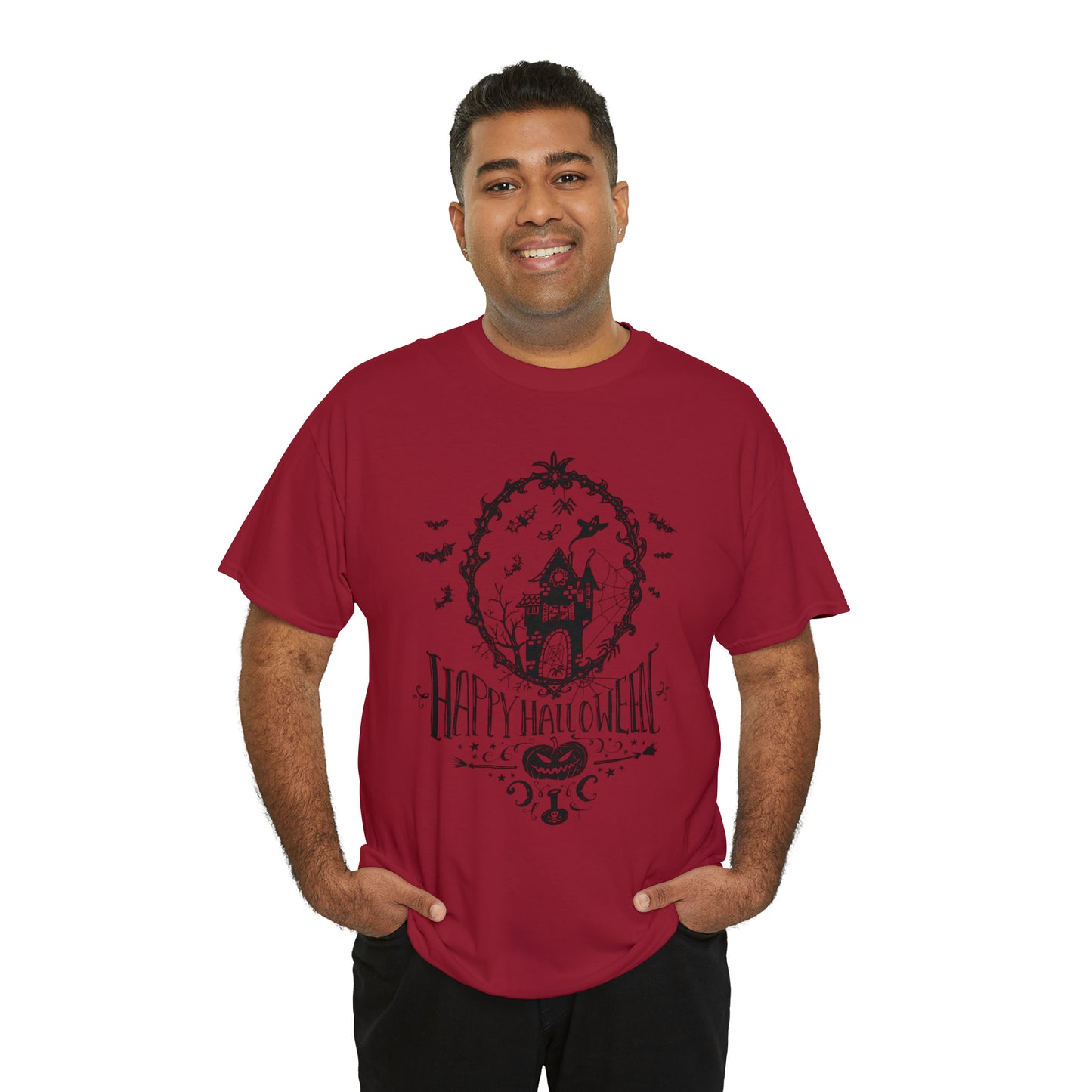 Halloween Happy Halloween - Unisex Heavy Cotton Tee