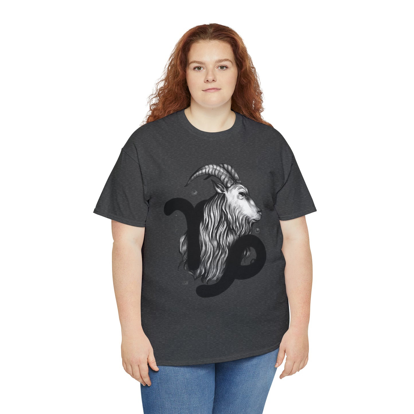 Capricorn Zodiac Sign - Unisex Heavy Cotton Tee