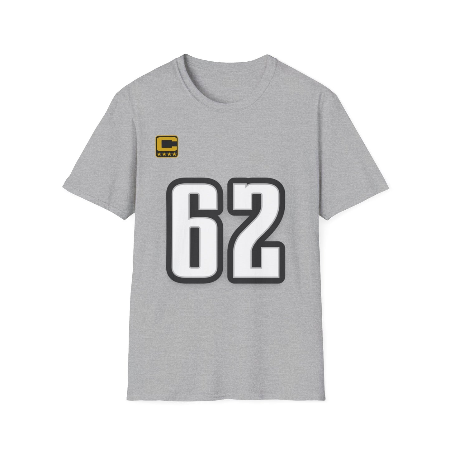 Philadelphia Eagles #62 - Kelce Tribute - Unisex Softstyle T-Shirt