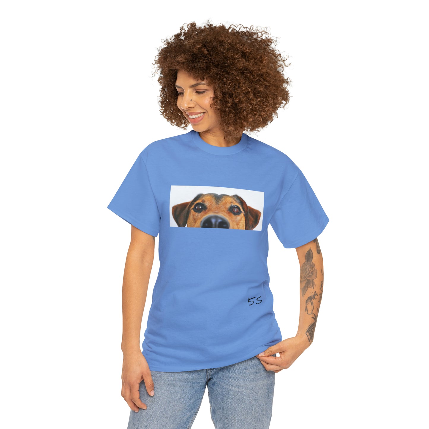 Dog Eyes Unisex Heavy Cotton Tee