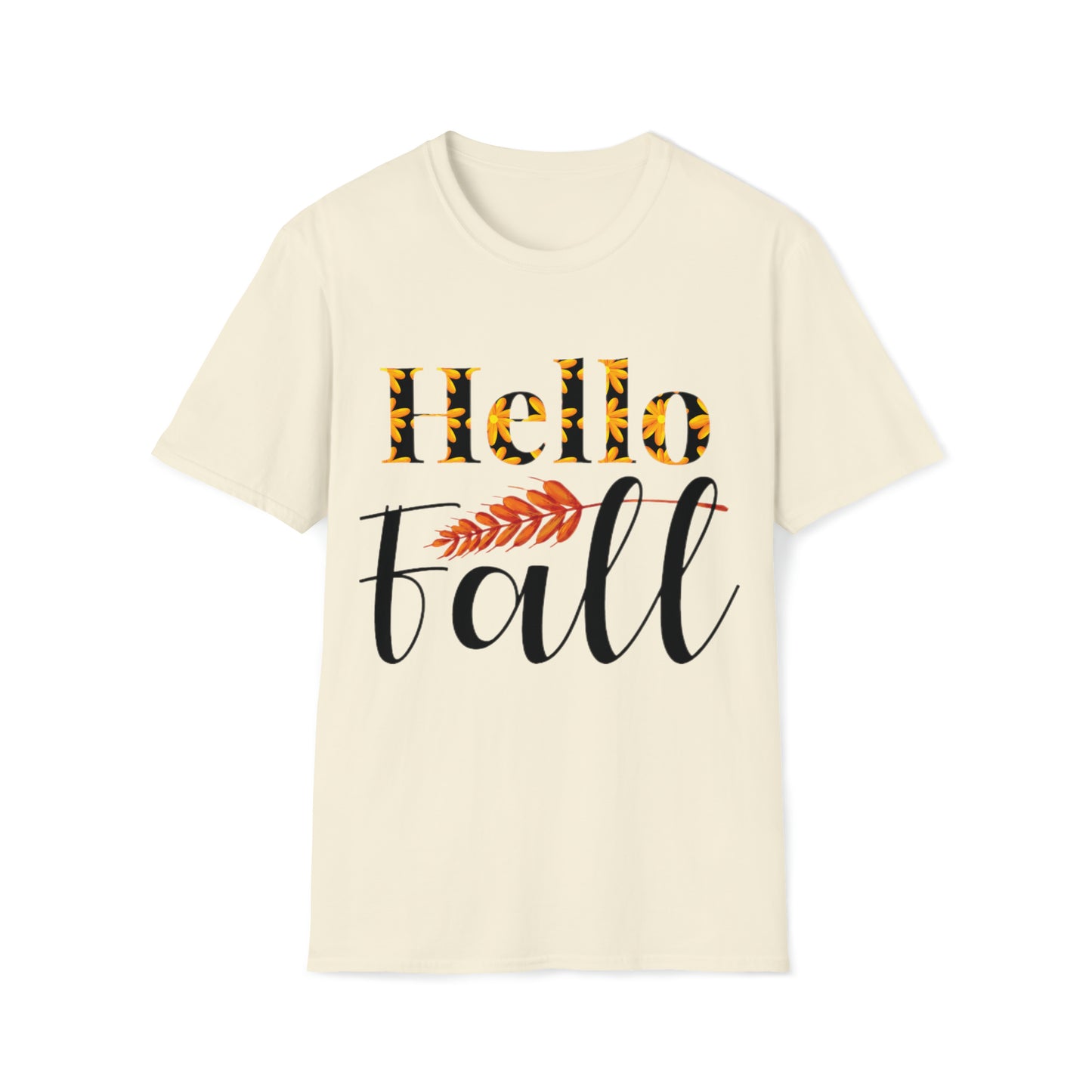 Autumn - 002 Hello Fall Unisex Softstyle T-Shirt