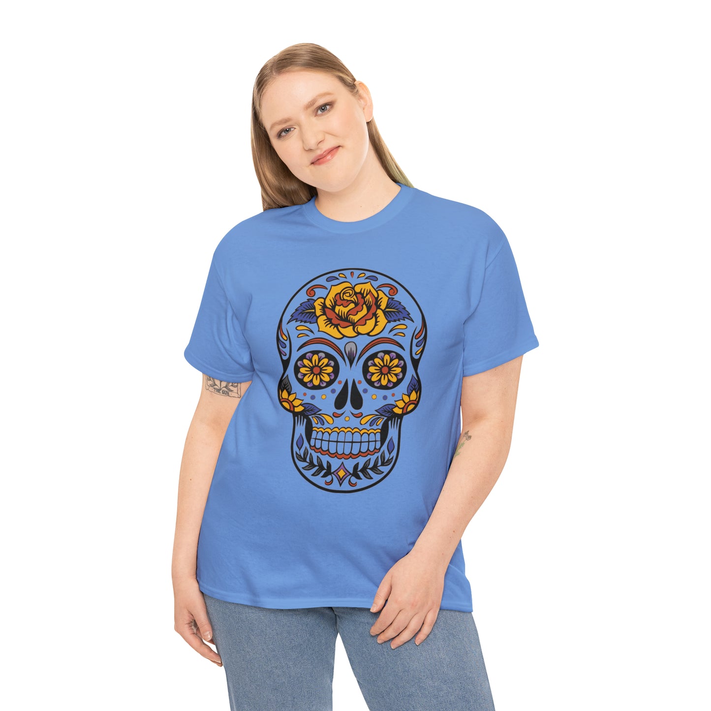 Halloween Day of the Dead 03 - Unisex Heavy Cotton Tee