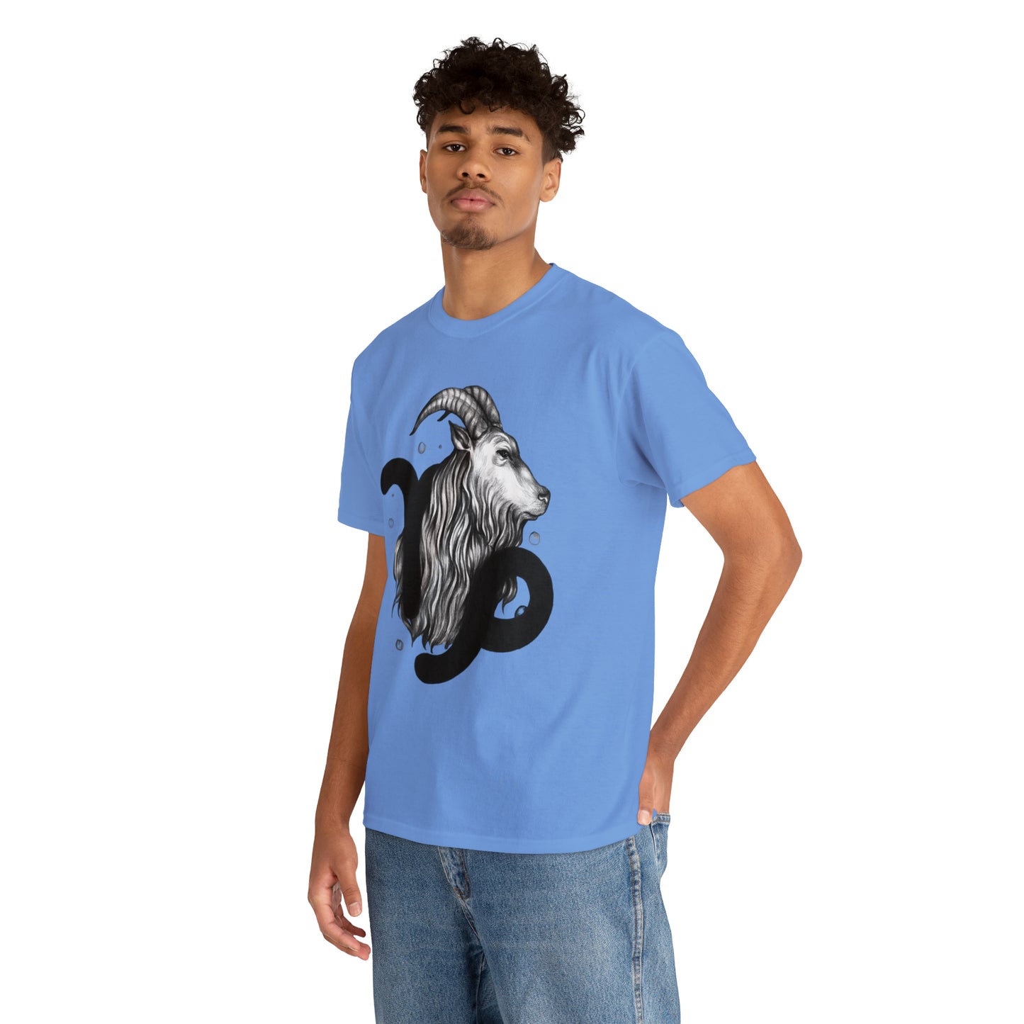 Capricorn Zodiac Sign - Unisex Heavy Cotton Tee