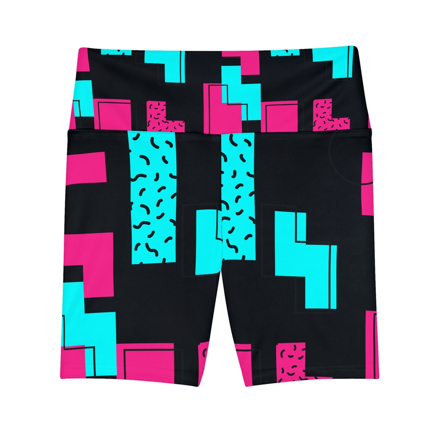 Tetris Women's Workout Shorts (AOP)