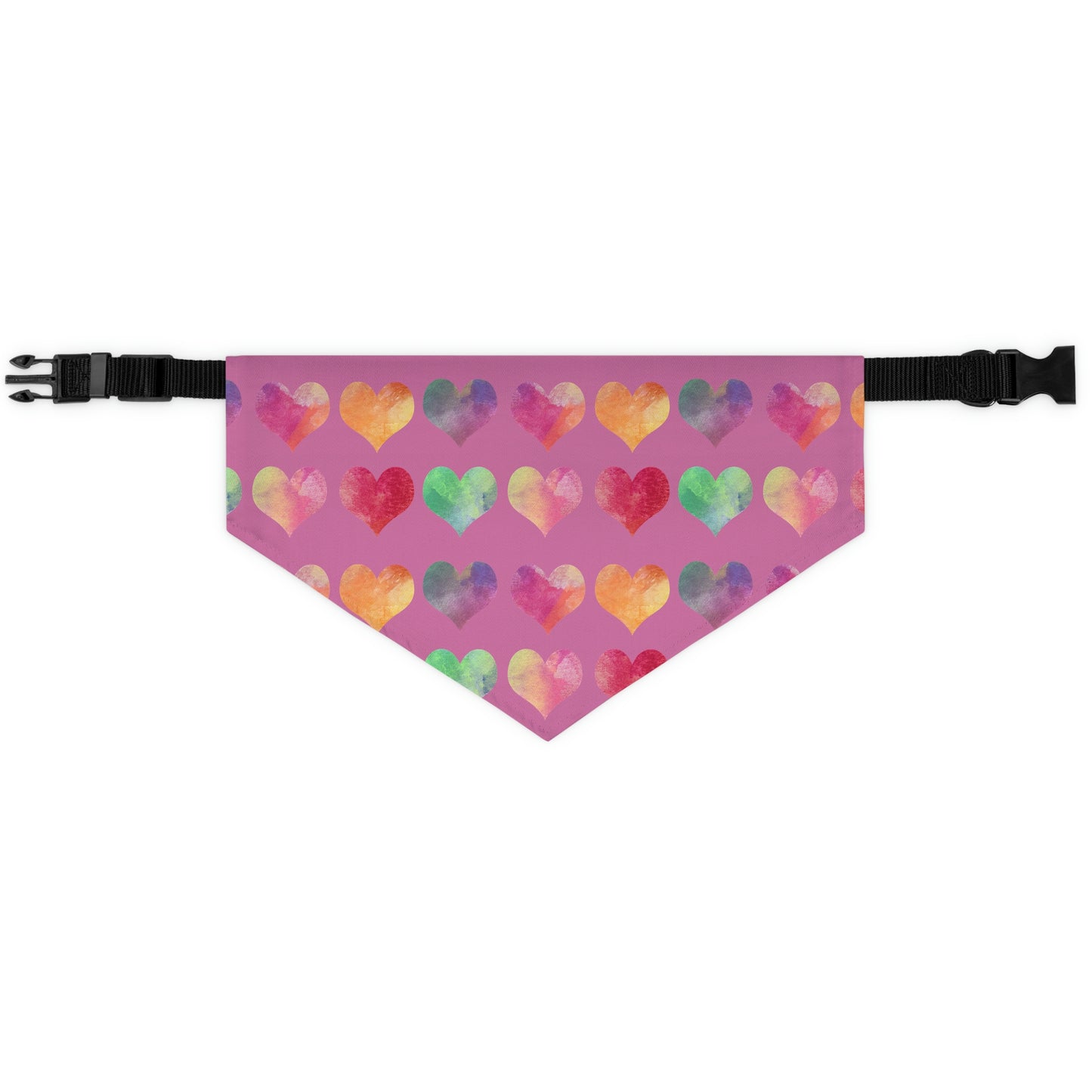 Hearts Pet Bandana Collar