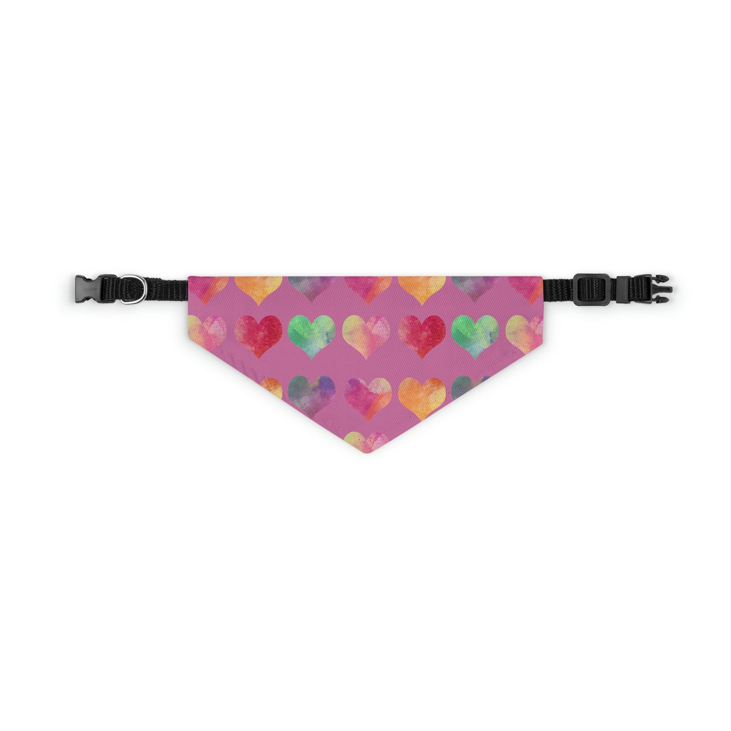 Hearts Pet Bandana Collar