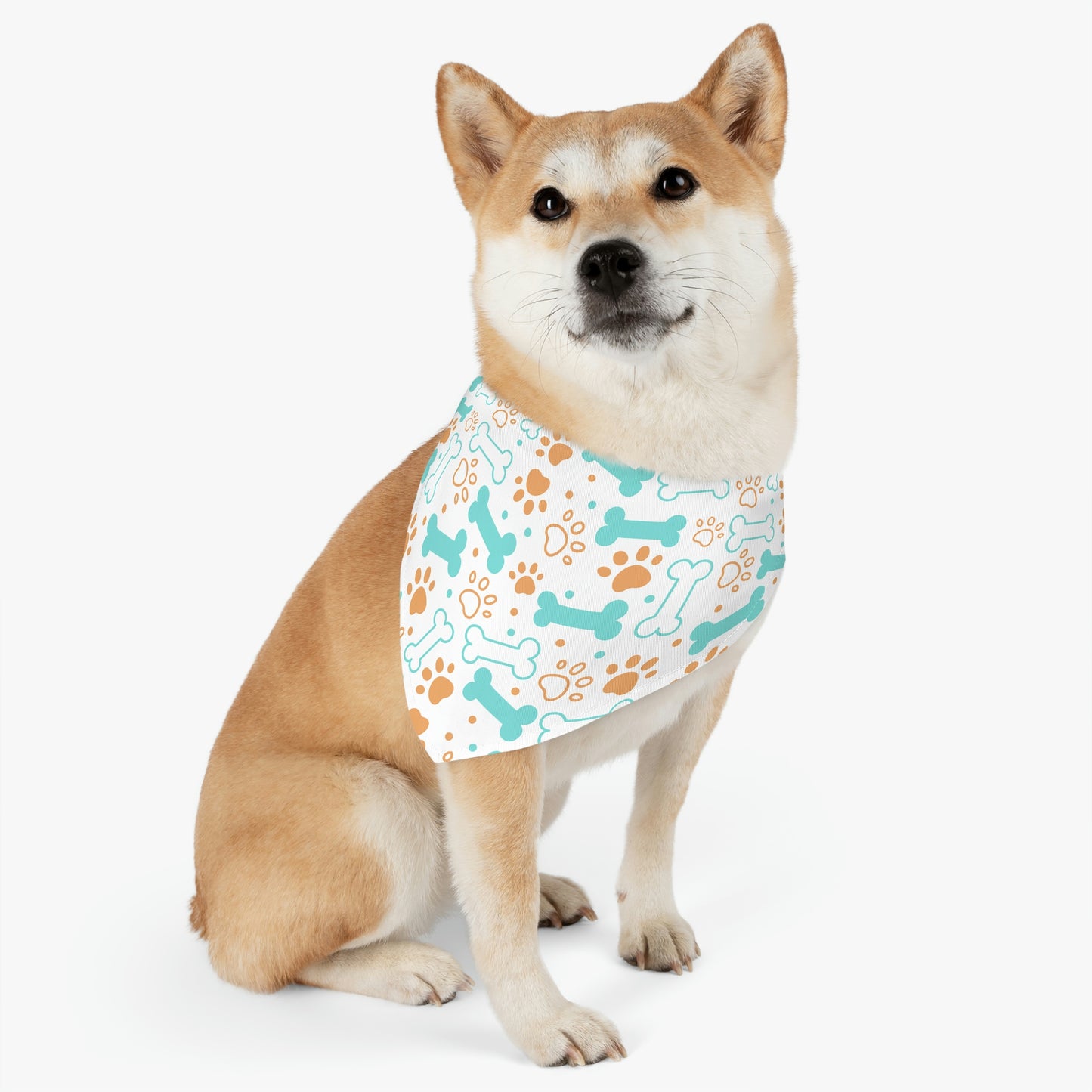 Bones Pet Bandana Collar