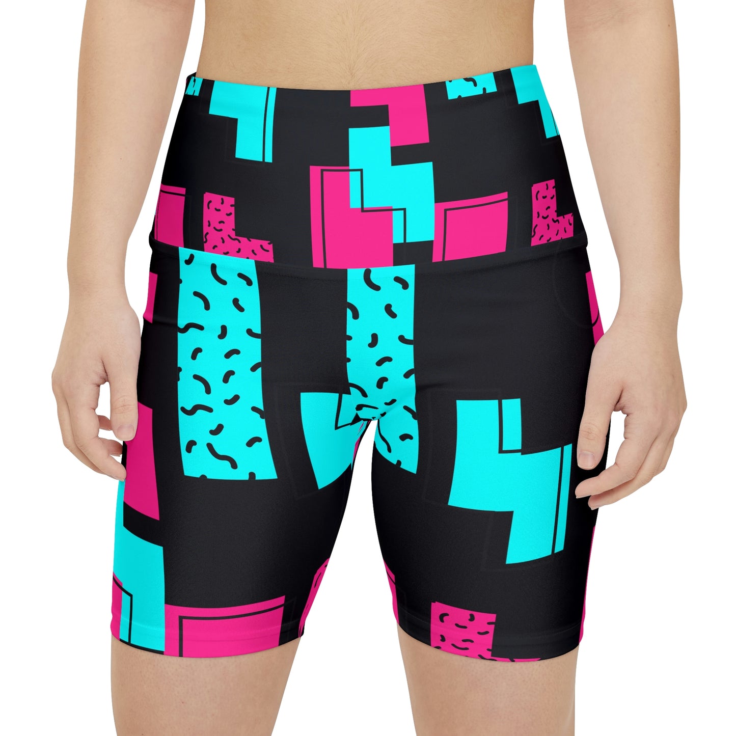 Tetris Women's Workout Shorts (AOP)