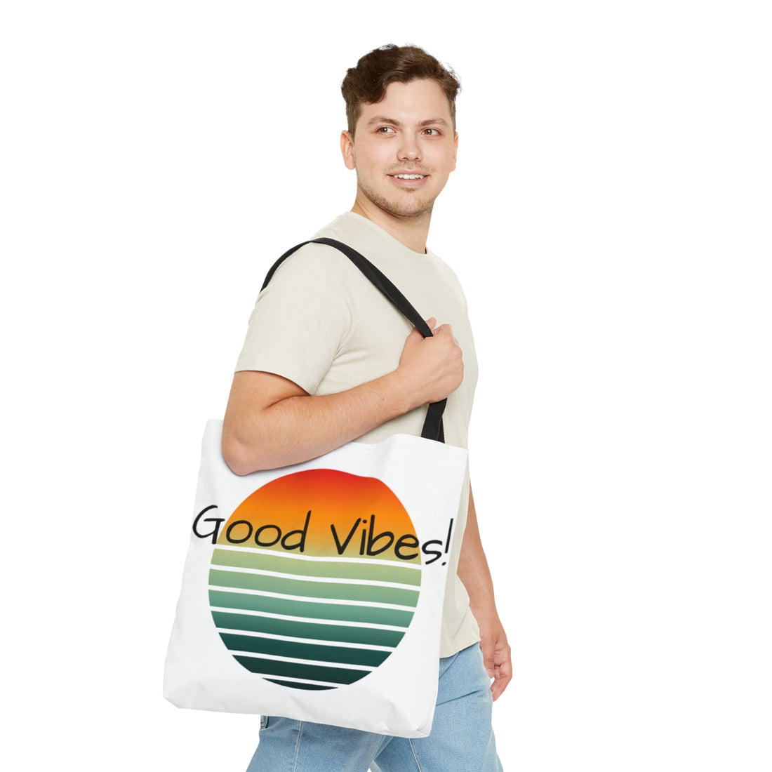 Good Vibes! Summer Time Tote Bag: The Perfect Bag for Your Summer Adventures