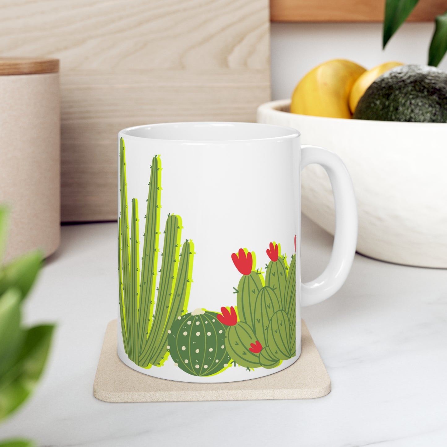 Cactus Ceramic Mug 11oz