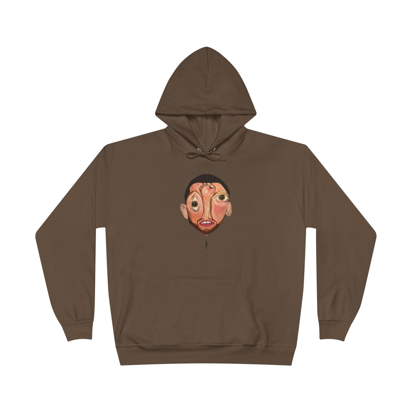 Balloon Face PortraitV2 - EcoSmart® Pullover Hoodie Sweatshirt