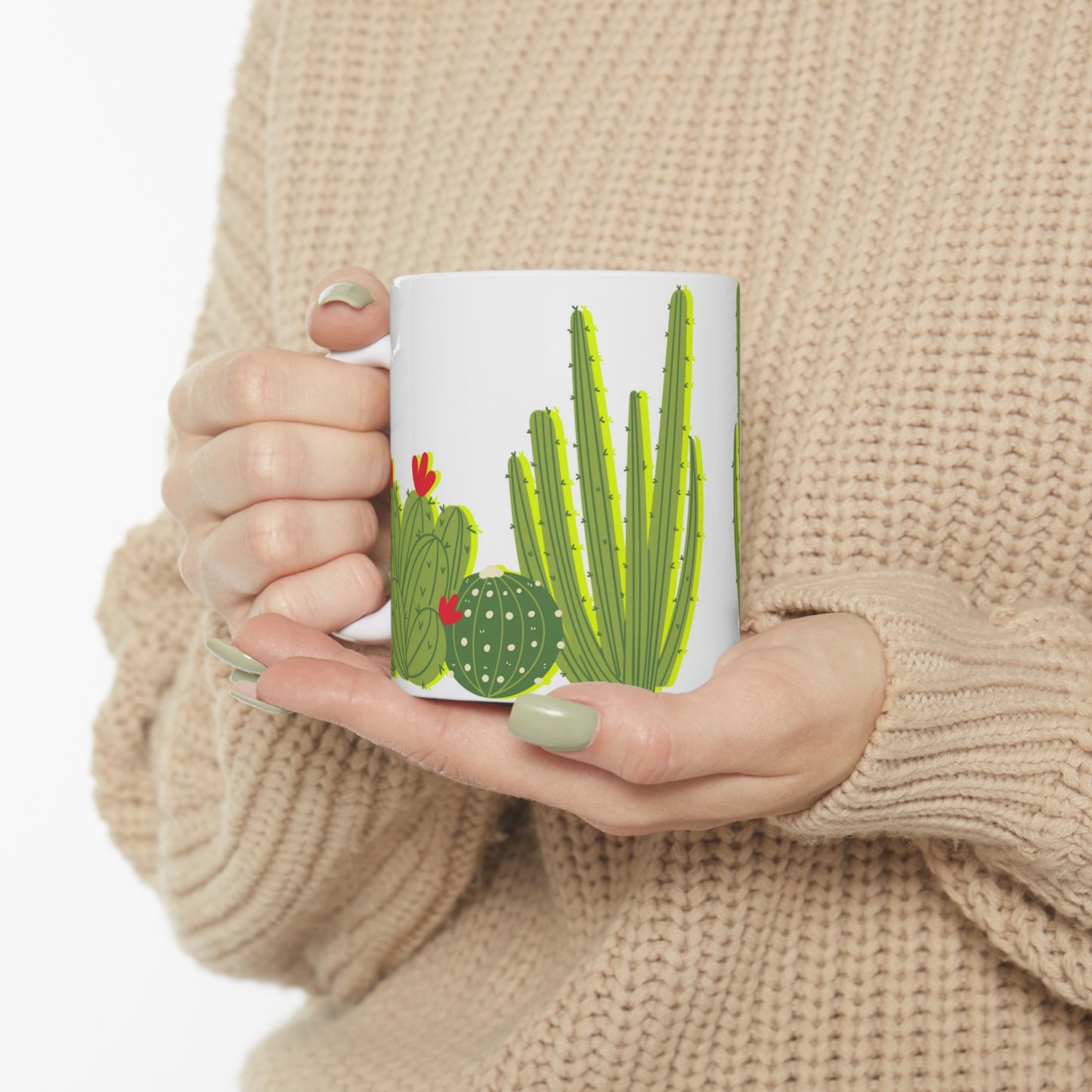 Cactus Ceramic Mug 11oz