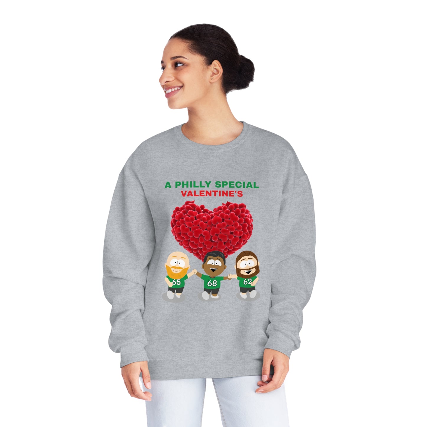 Philadelphia Eagles Valentine's Day 01 - Unisex Sweatshirt