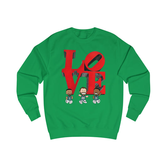 Philadelphia Eagles Valentine's - LOVE V1 Unisex Sweatshirt