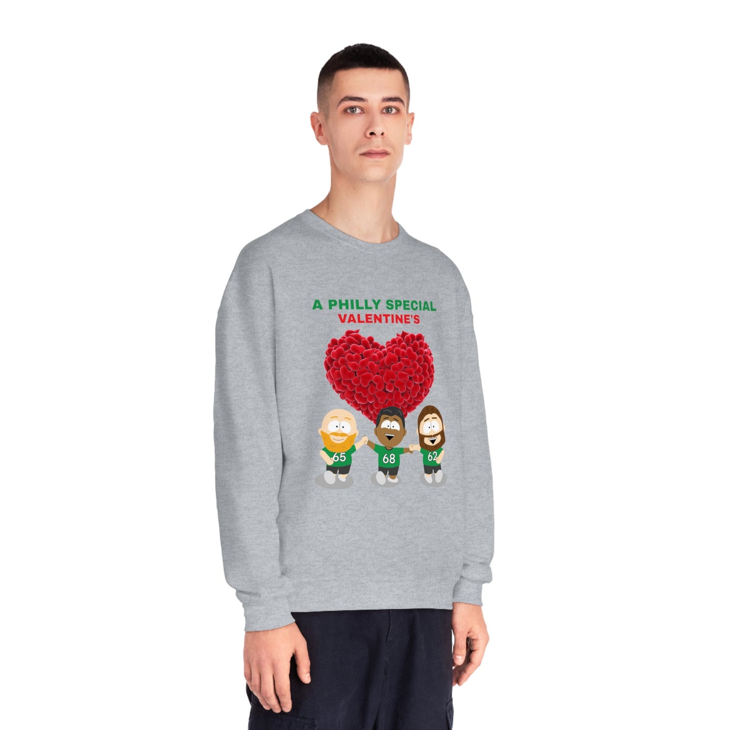 Philadelphia Eagles Valentine's Day 01 - Unisex Sweatshirt