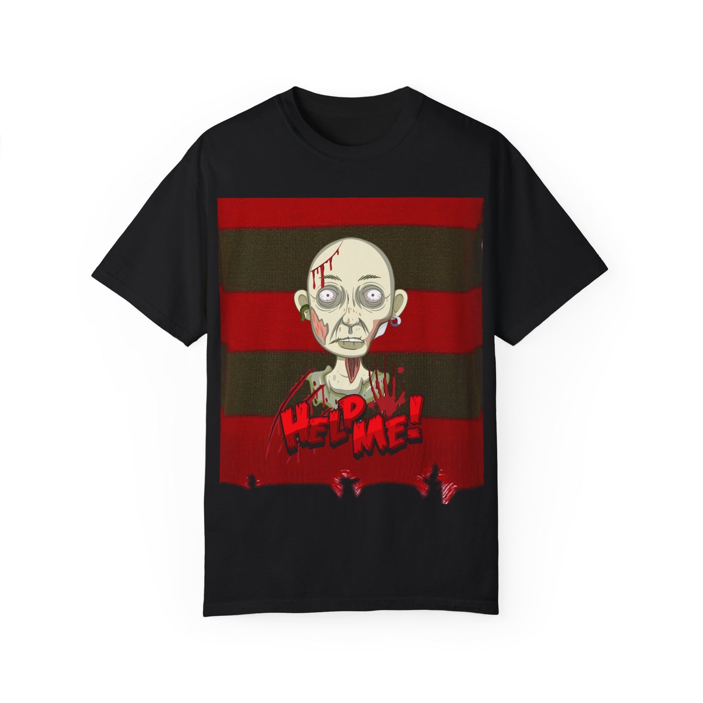 Halloween Freddy-Dyed T-shirt