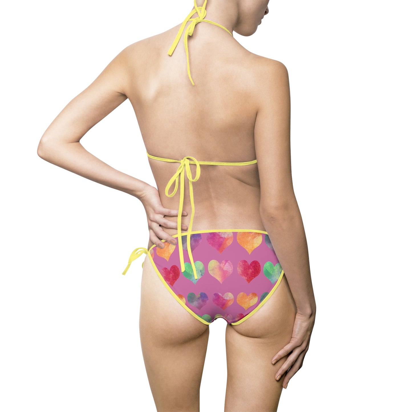 Hearts Women's Bikini Swimsuit (AOP)