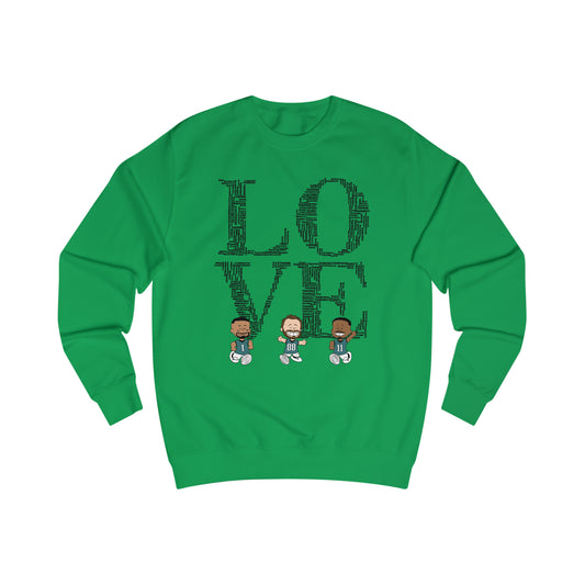 Philadelphia Eagles Valentine's - LOVE V2 Unisex Sweatshirt