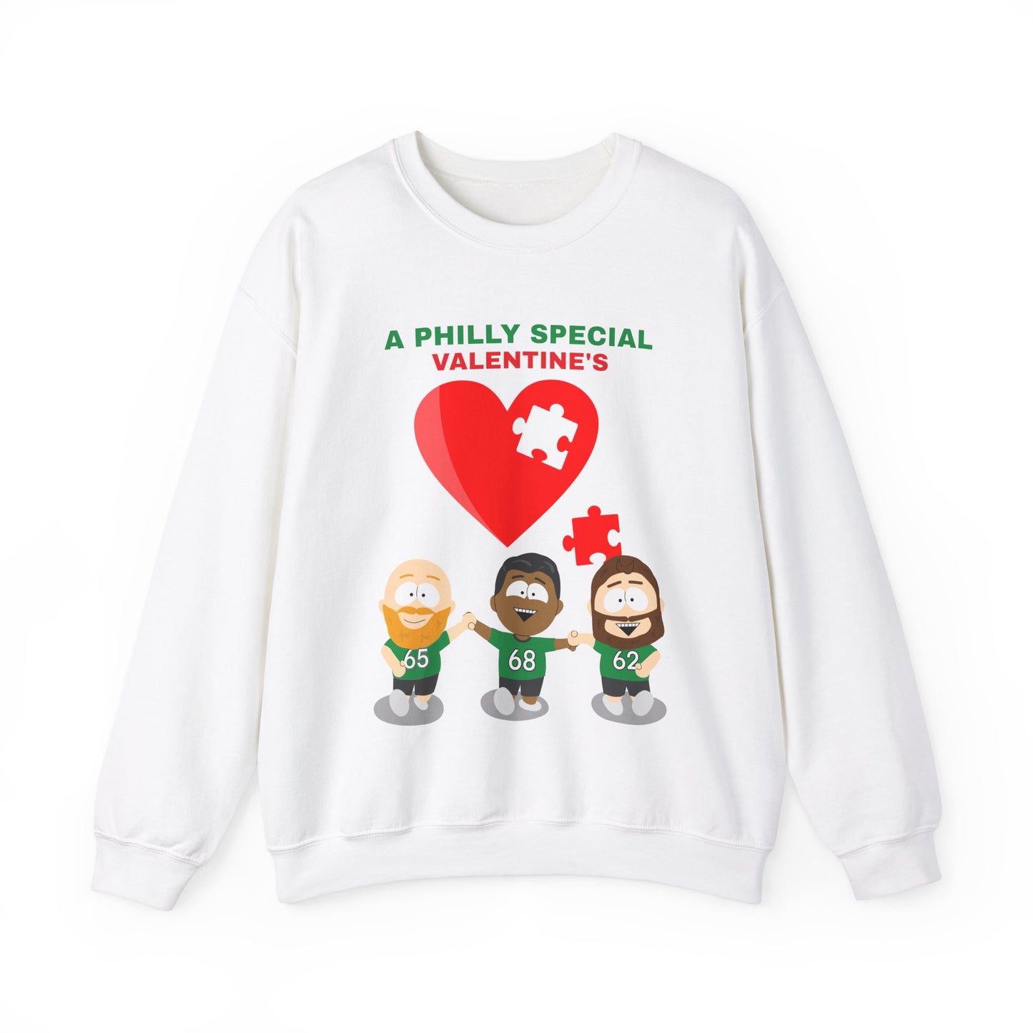 Philadelphia Eagles Valentine's Day 02 - Unisex Heavy Blend Sweatshirt