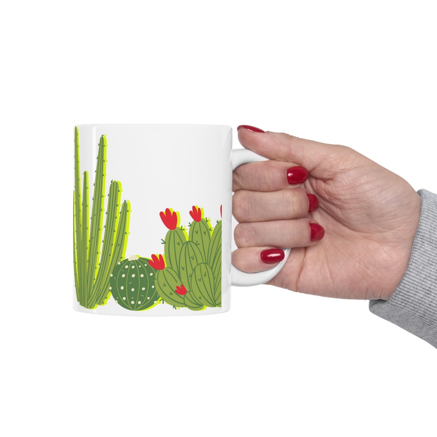 Cactus Ceramic Mug 11oz