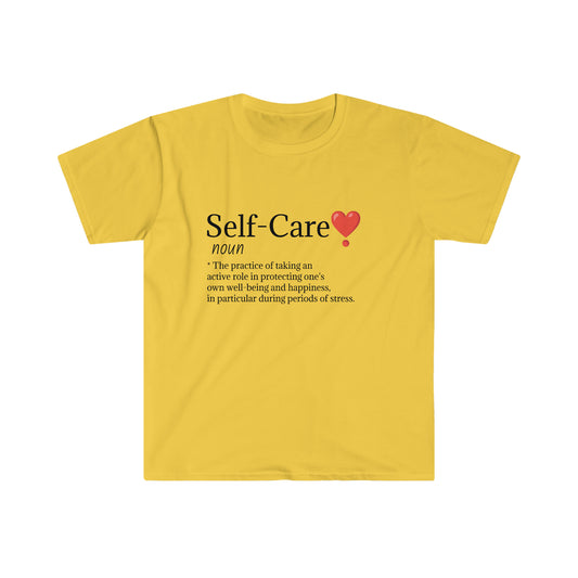 Self-Care Unisex Softstyle T-Shirt