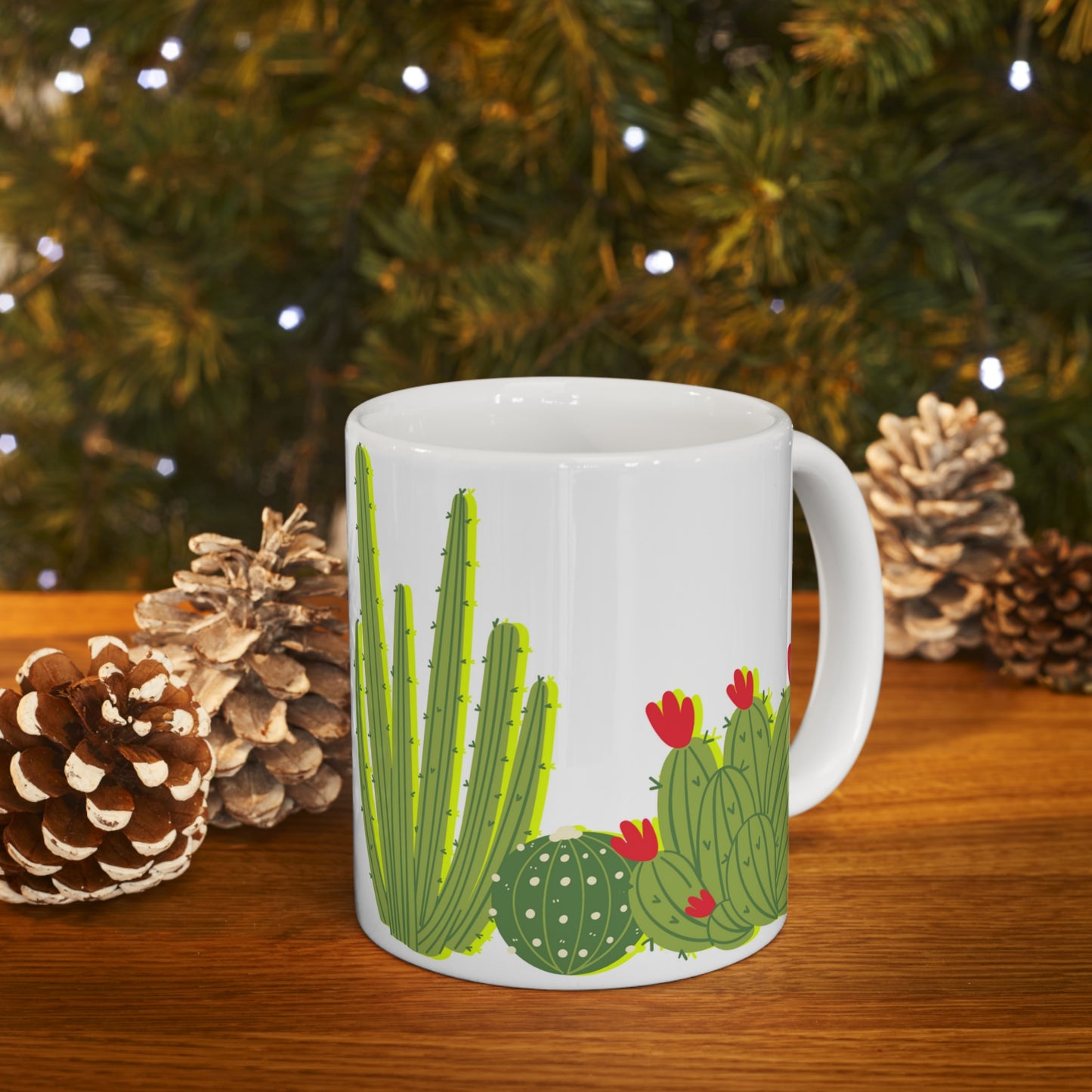 Cactus Ceramic Mug 11oz