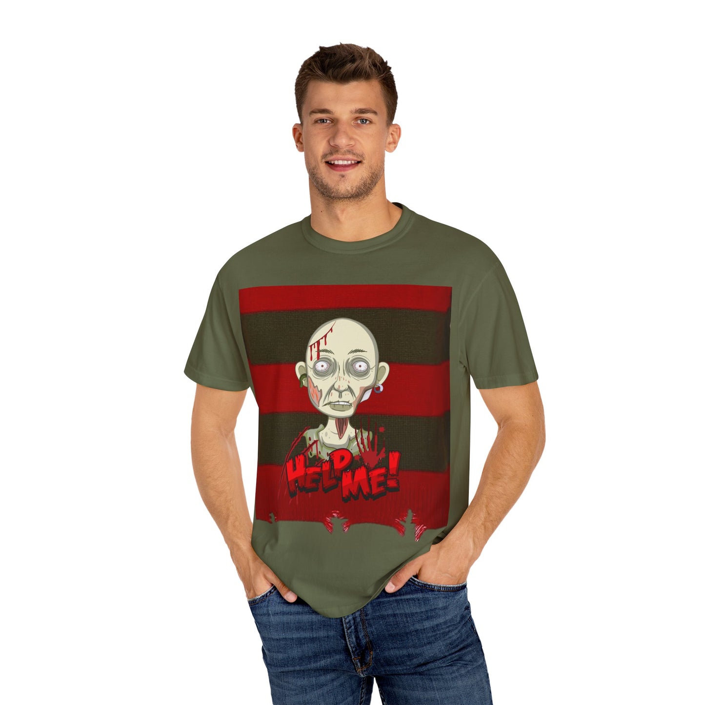 Halloween Freddy-Dyed T-shirt