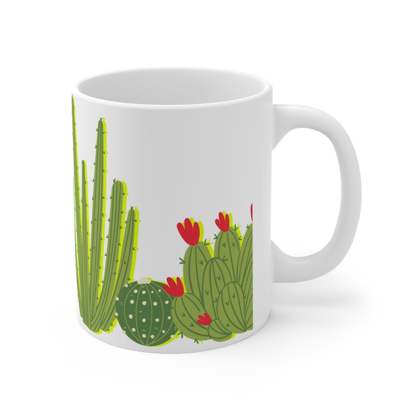 Cactus Ceramic Mug 11oz