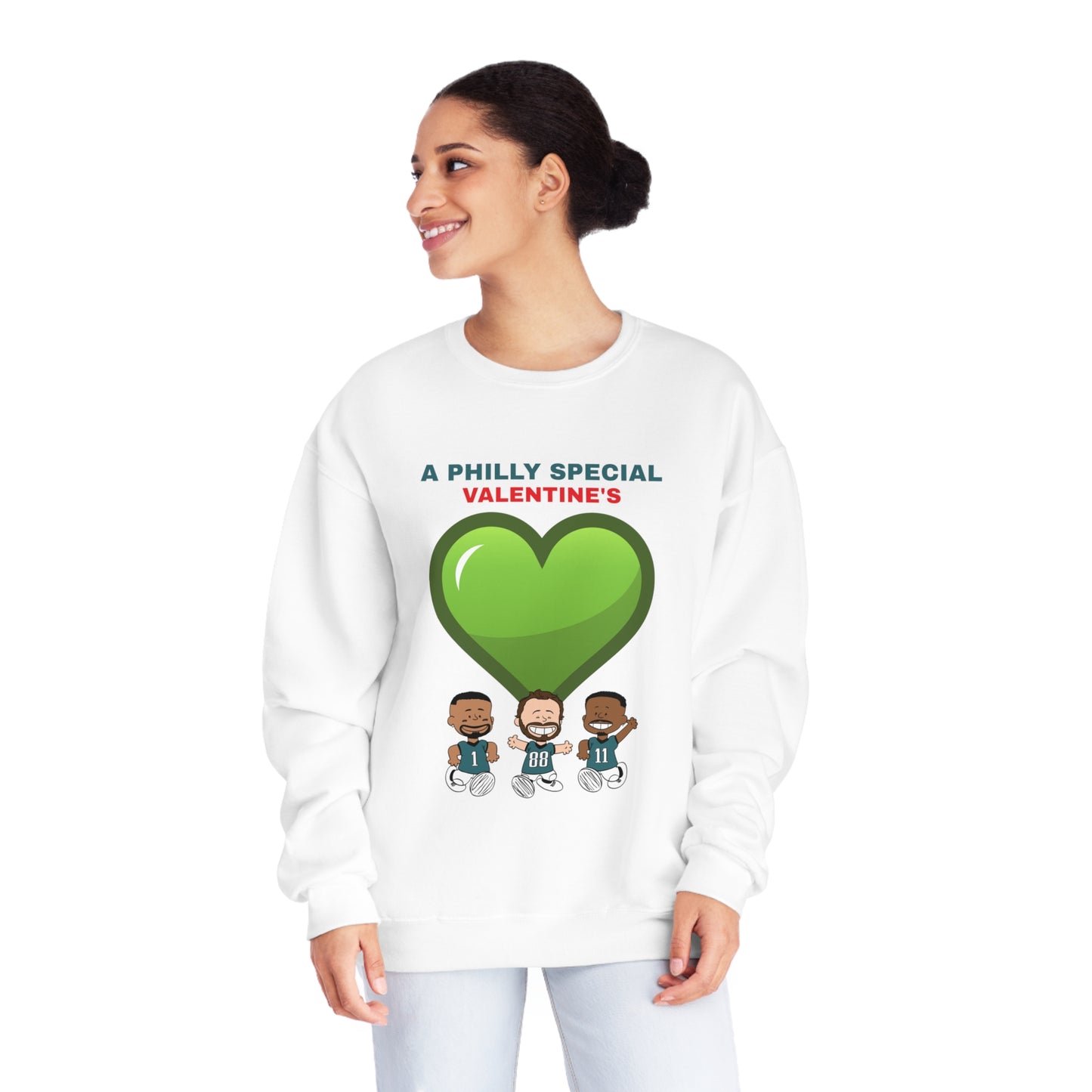 Philadelphia Eagles Valentine's Day 03 - Unisex Sweatshirt