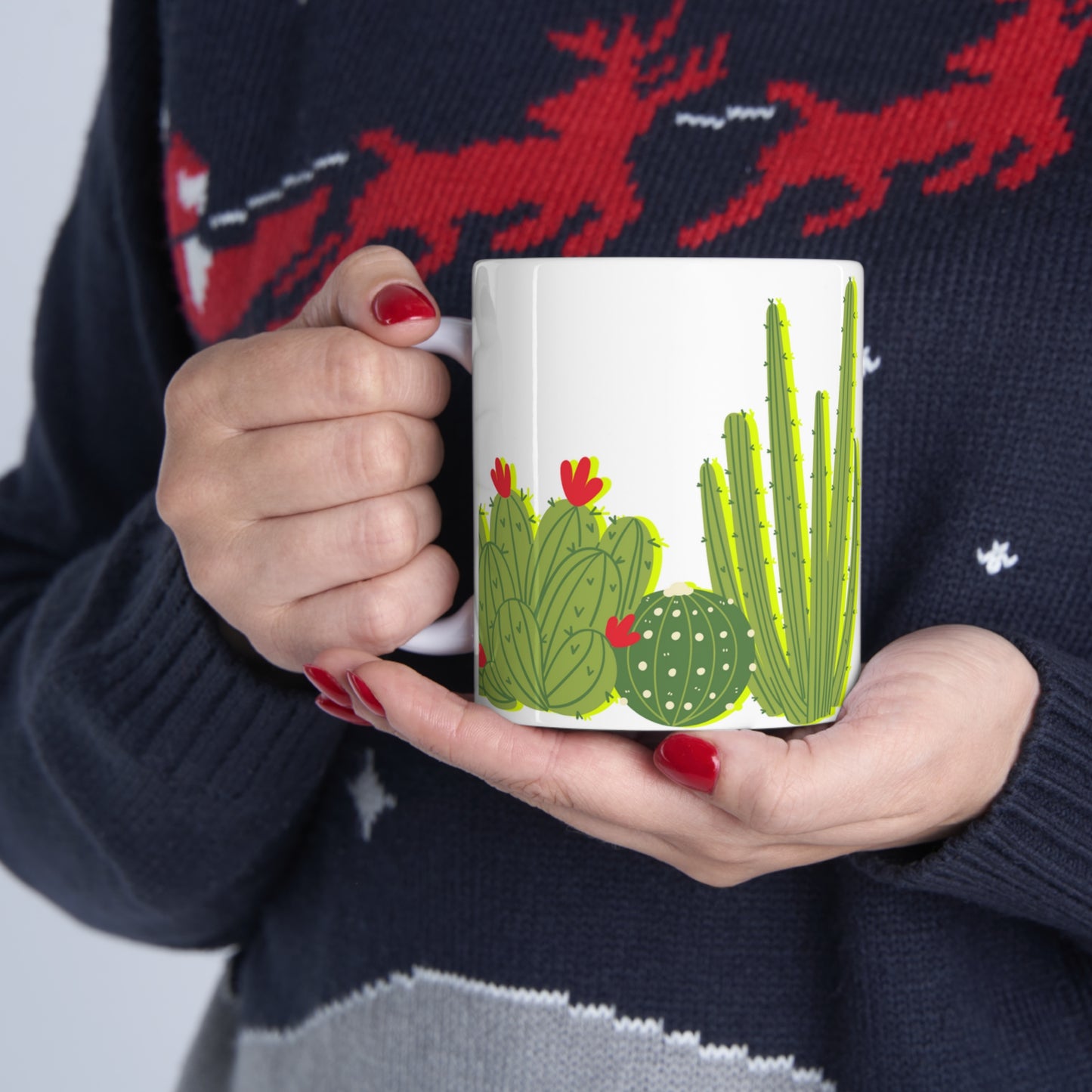 Cactus Ceramic Mug 11oz