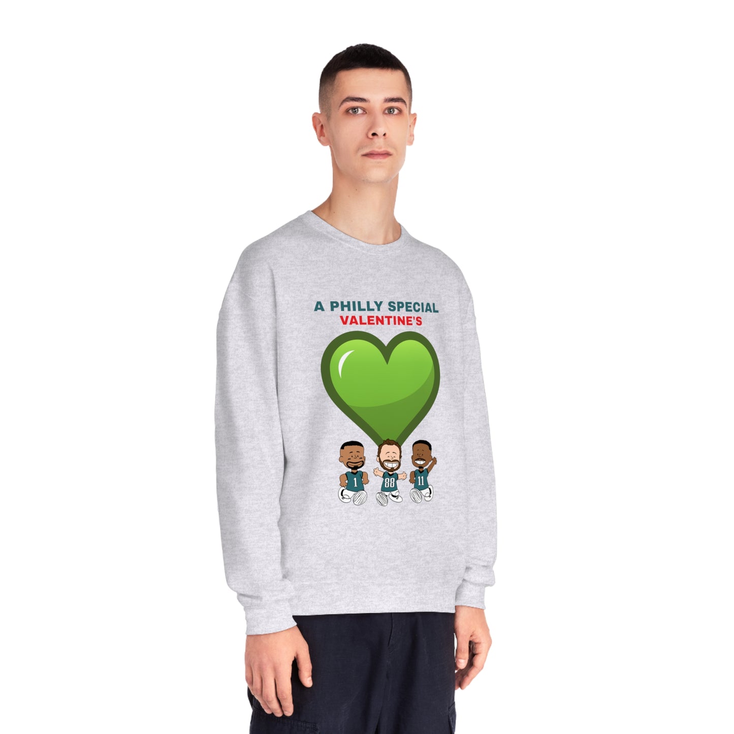 Philadelphia Eagles Valentine's Day 03 - Unisex Sweatshirt