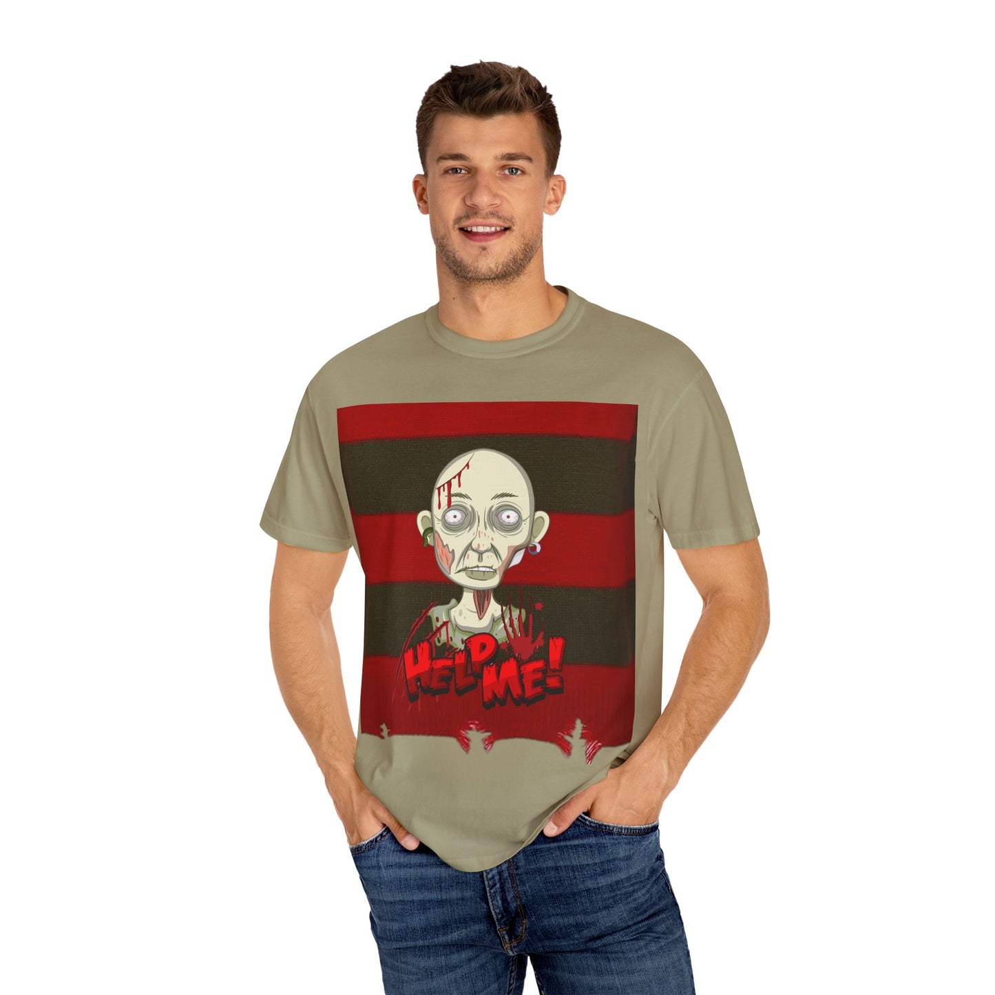 Halloween Freddy-Dyed T-shirt