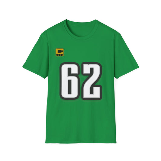 Philadelphia Eagles #62 - Kelce Tribute -  Unisex Softstyle T-Shirt