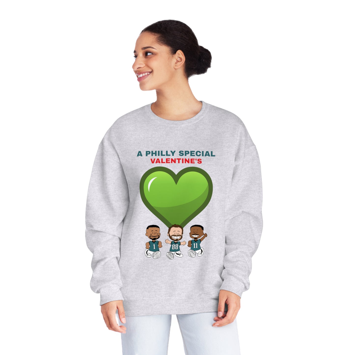 Philadelphia Eagles Valentine's Day 03 - Unisex Sweatshirt