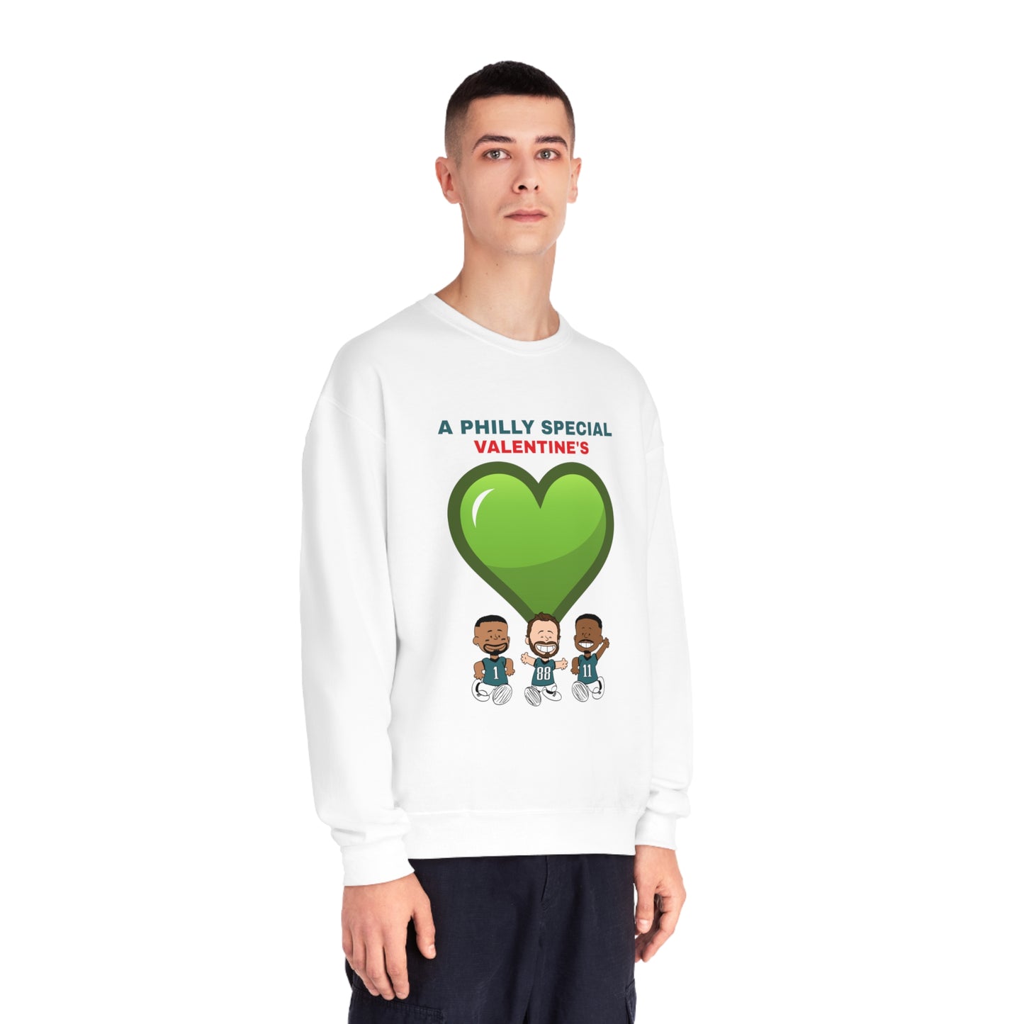 Philadelphia Eagles Valentine's Day 03 - Unisex Sweatshirt