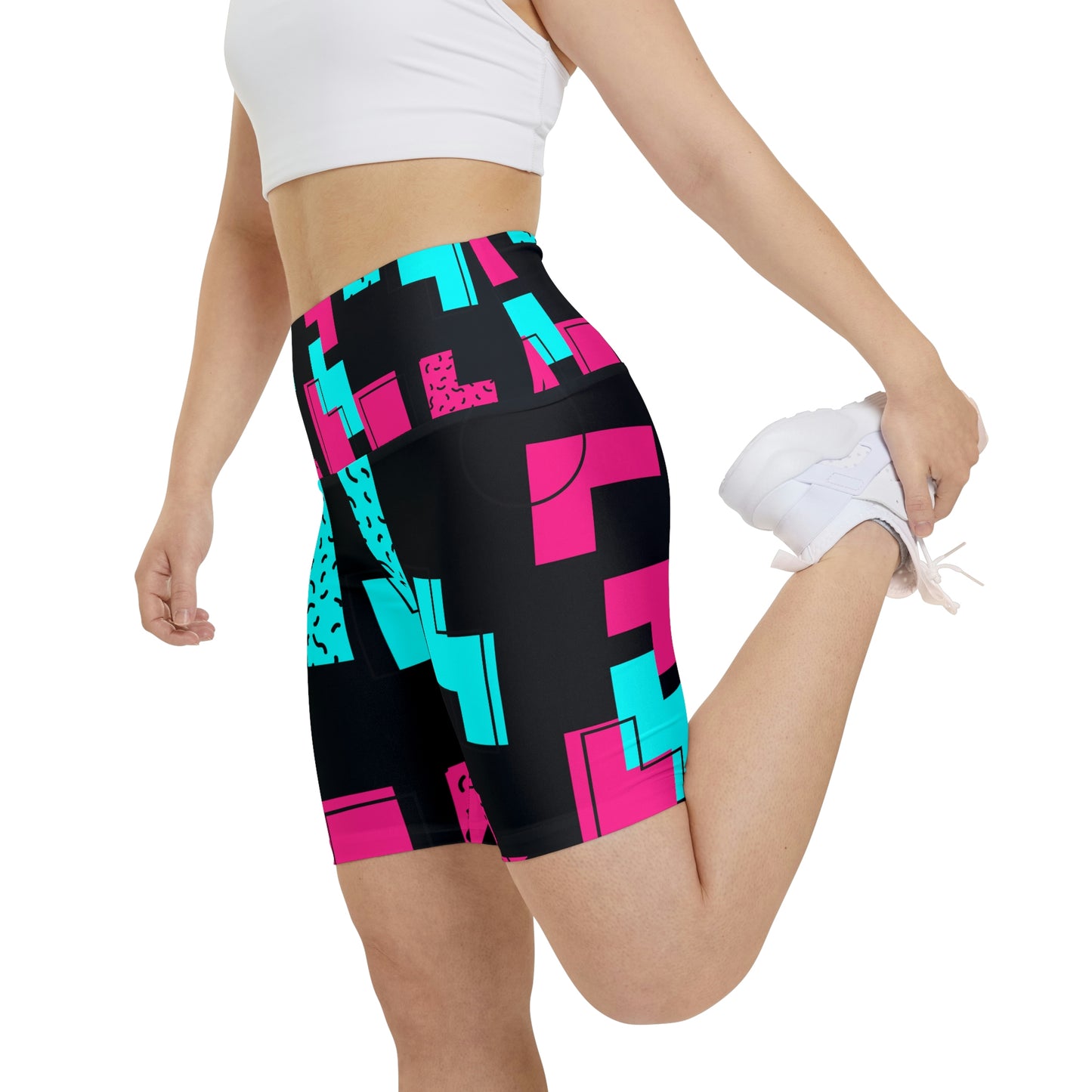 Tetris Women's Workout Shorts (AOP)