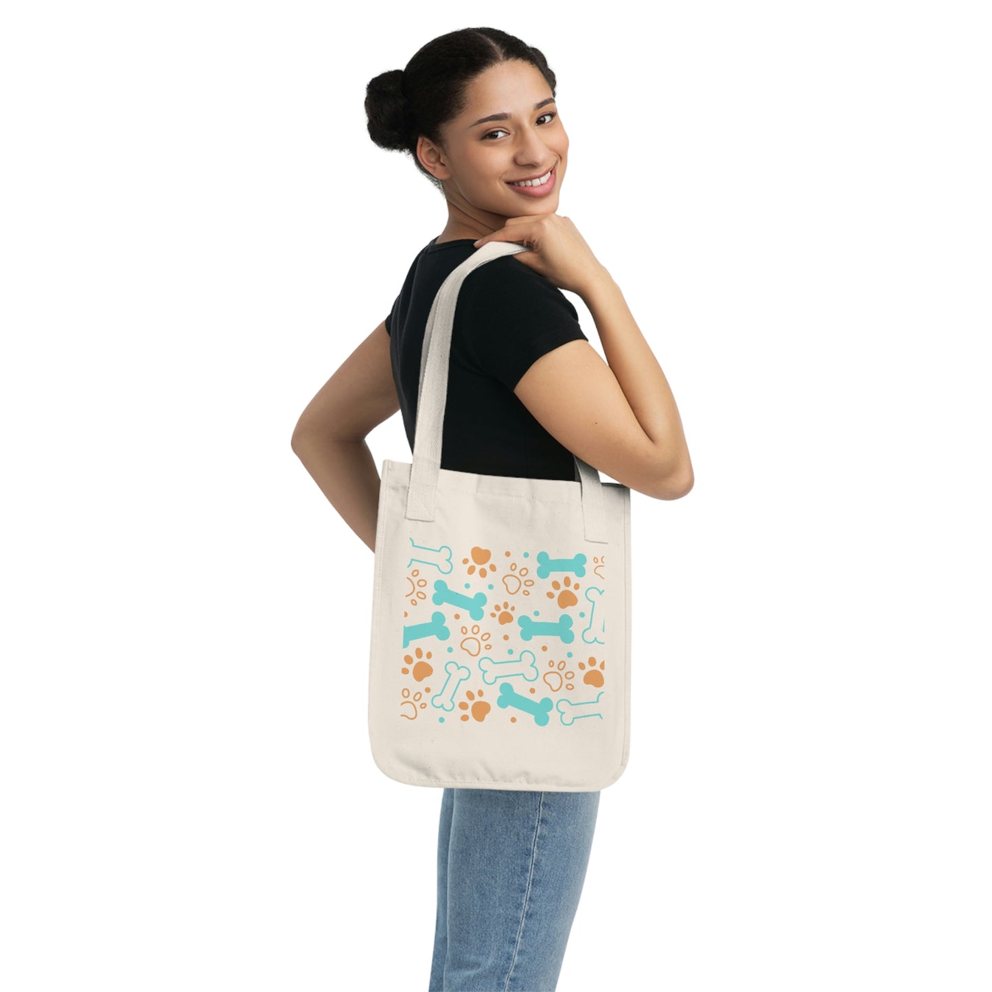 Bones Organic Canvas Tote Bag