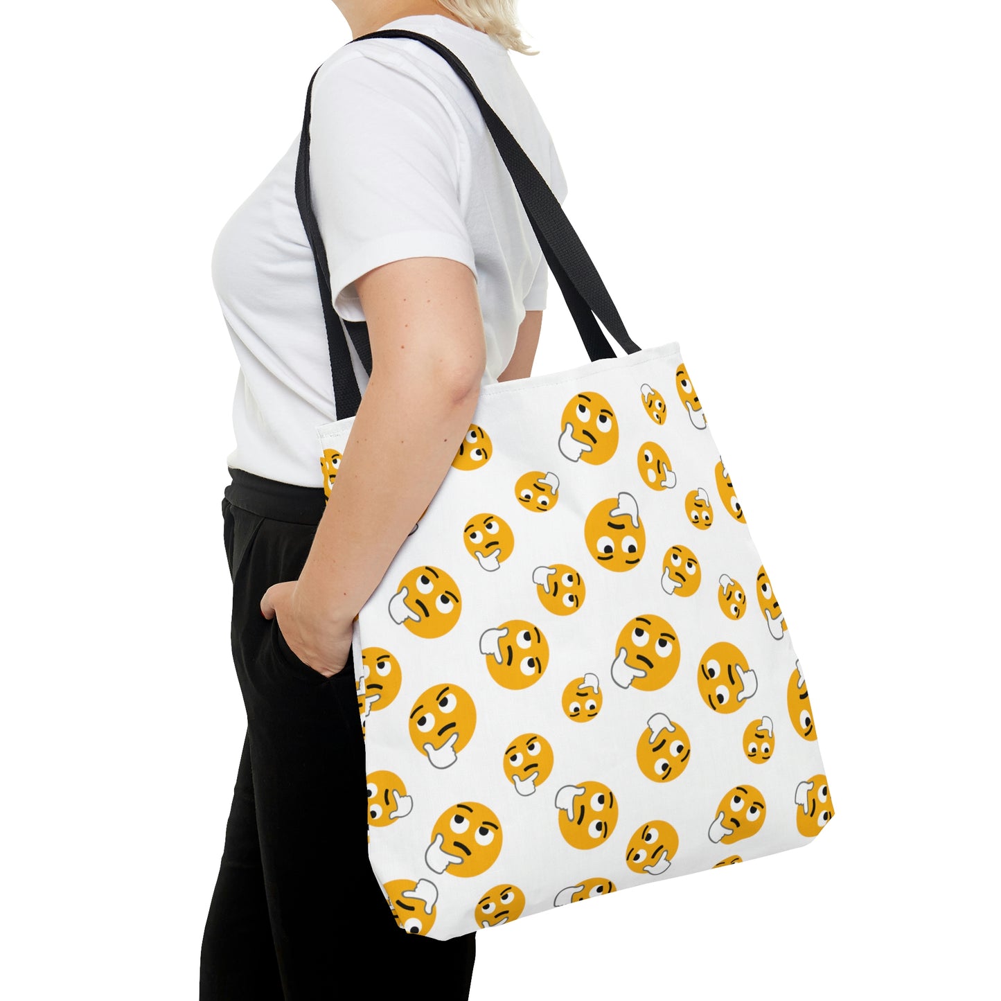 Hmm emoji - AOP Tote Bag